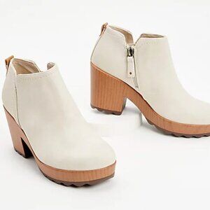 Dr. Scholl's Faux Wooden Bottom Ankle Boots - Wishlist